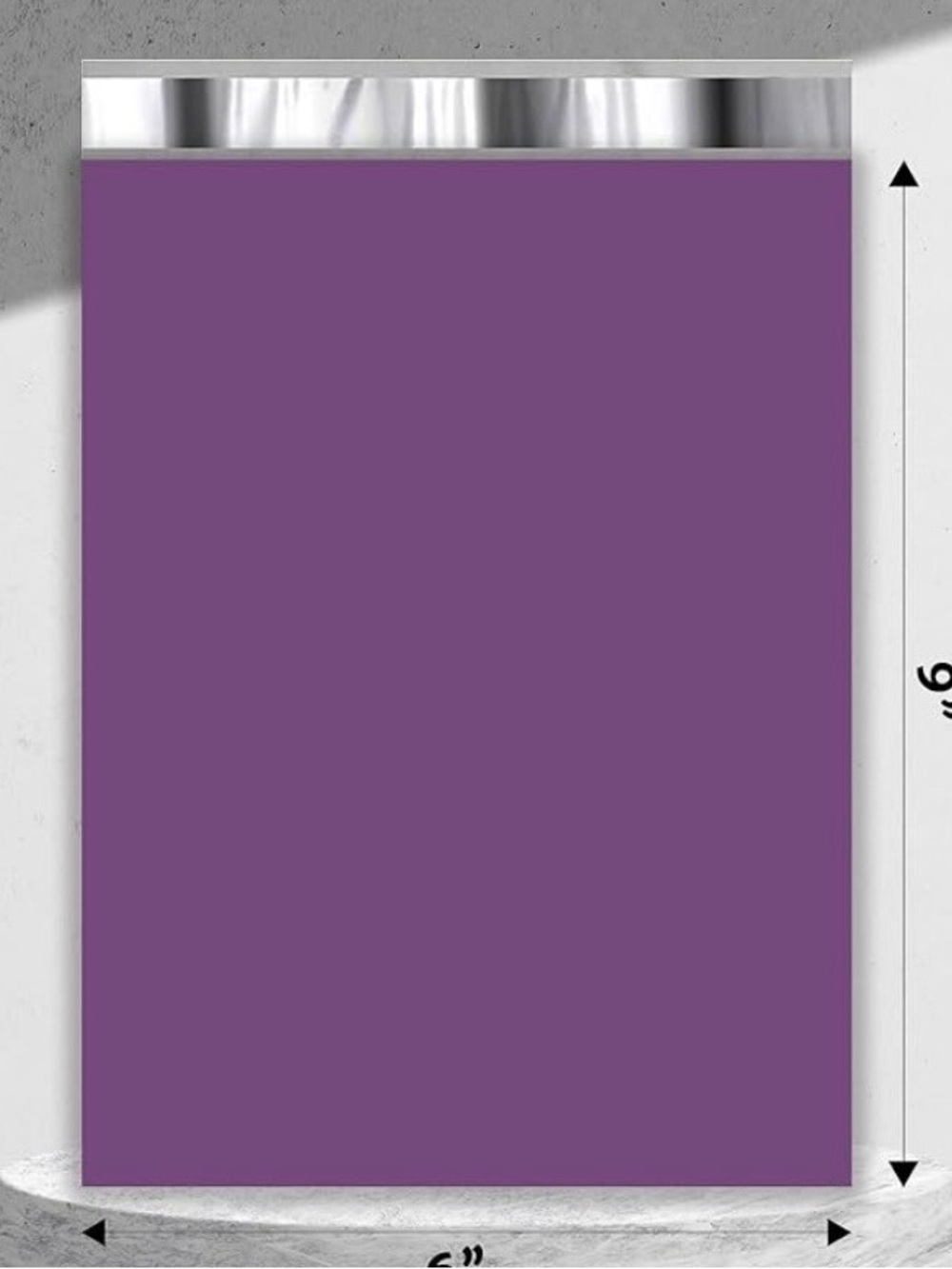 20 Count 6” X 9” POLY MAILERS: Purple